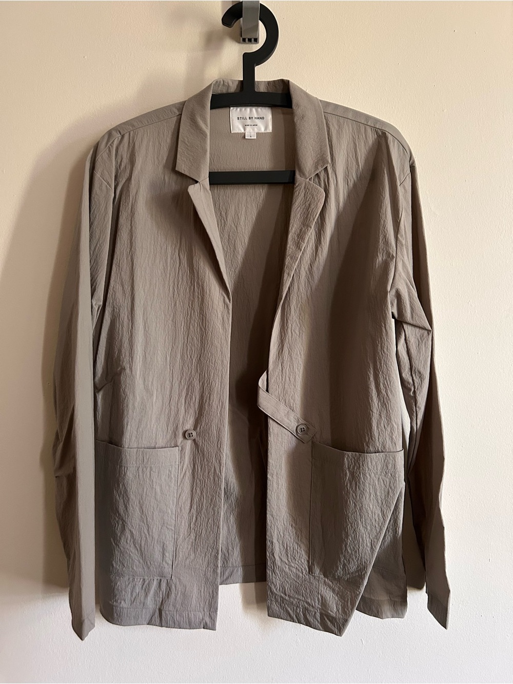 Still by Hand nylon light blazer